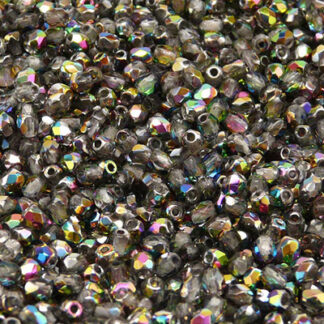 3FP Vitrail Medium Fire Polished Beads 20 Beads