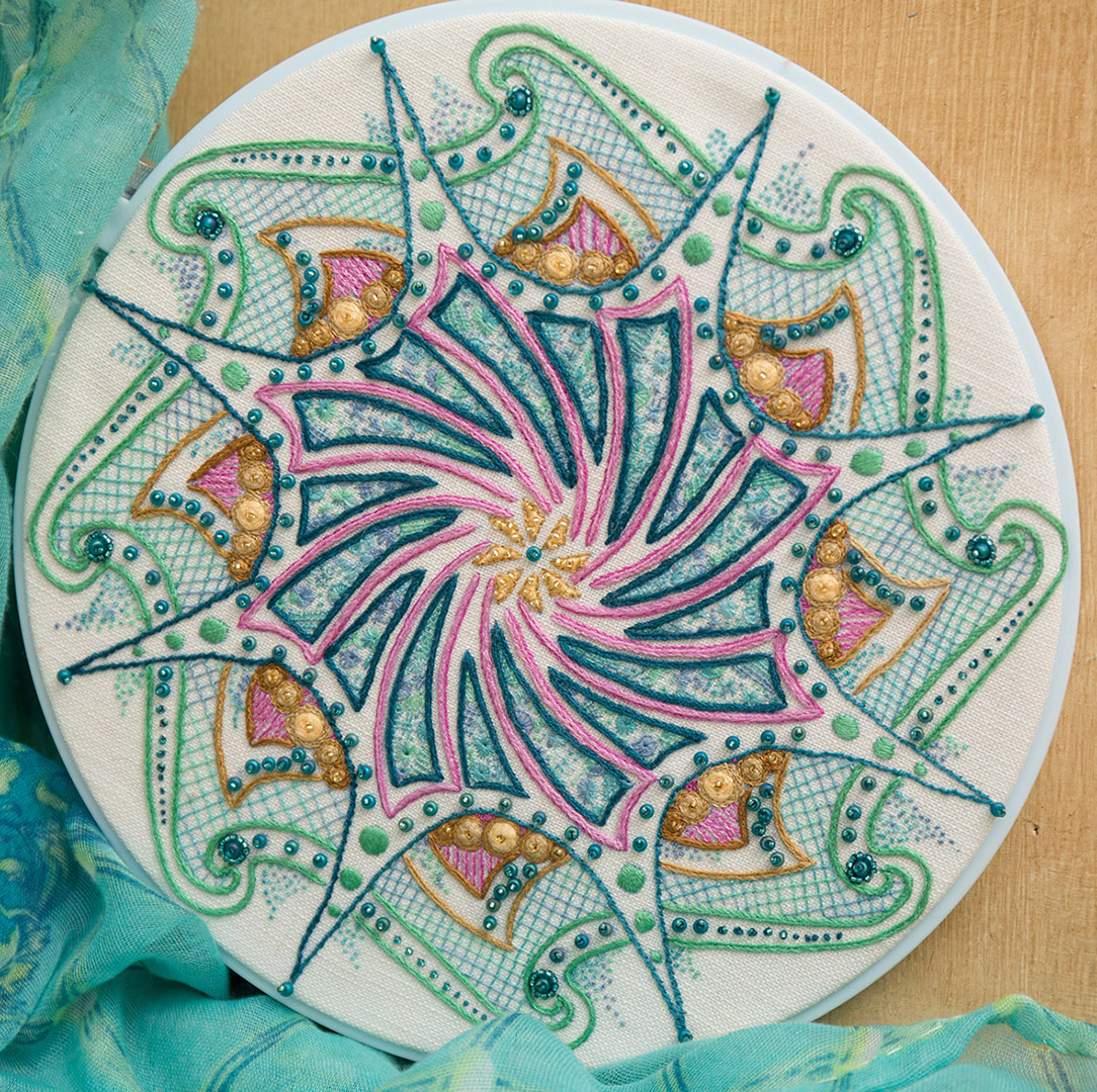Freestyle Embroidered Mandalas - Image 12