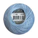 Lizbeth #40 25 gram Ball: 650 Denim Blue Light