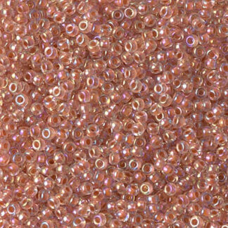 11-0275 Salmon Lined Crystal AB 2g