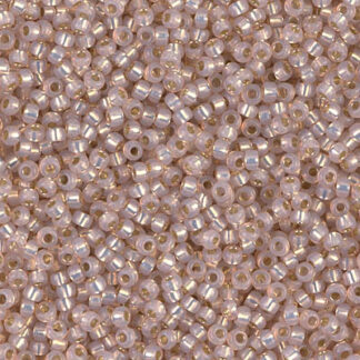 11-0579 Dyed Silver Lined Smoky Light Rose Alabaster 2g