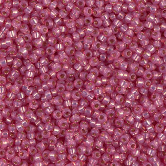11-0645 Dyed Silver Lined Tawny Pink Alabaster 2g
