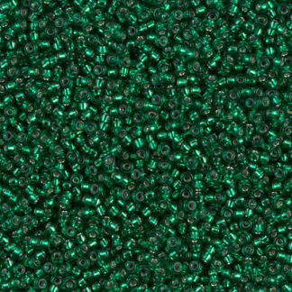 15-1422 Dyed Silver Lined Emerald 2g