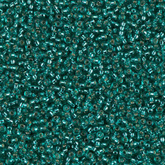 15-1424 Dyed Silver Lined Teal 2g
