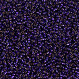 15-1426 Dyed Silver Lined Dark Purple 2g