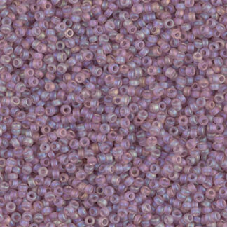 15-0142FR Matte Transparent Smokey Amethyst AB 2g