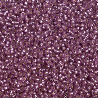 15-1650 Dyed Semi-Matte Silver Lined Lavender 2g
