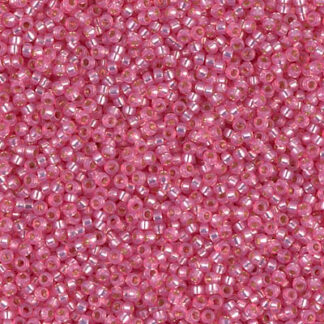 15-0556 Dyed Rose Silver Lined Alabaster 2g