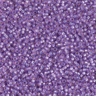 15-0574 Dyed Lilac Silver Lined Alabaster 2g
