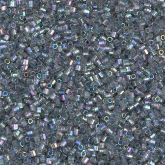15H249 Transparent Grey AB Cut Bead 2g