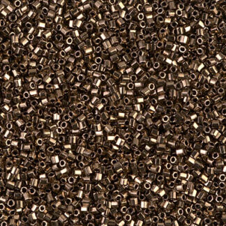 15H457 Metallic Dark Bronze Cut Bead 2g
