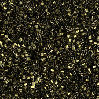 15H459 Metallic Olive Cut Bead 2g