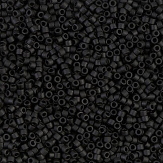 DB11-0310 Matte Opaque Black Delica Bead 2g