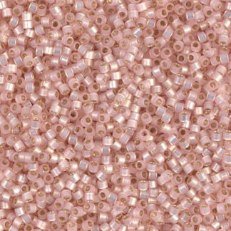 DB11-0624 Dyed Light Rose Silver Lined Alabaster Delica Bead 2g