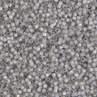 DB11-1455 Silver Lined Light Smoke Opal Delica Bead 2g