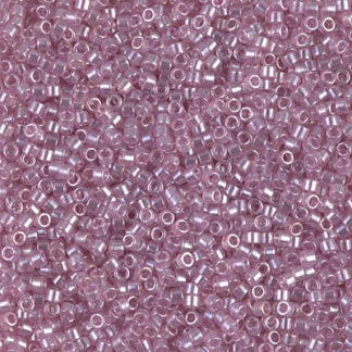 DB11-1482 Transparent Light Rose Luster Delica Bead 2g