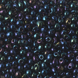 DP-0452 Met Blue Iris 3.4mm Drop Bead 2g