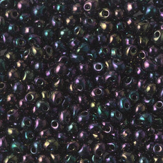 DP-0454 Metallic Purple Iris 3.4mm Drop Bead 2g