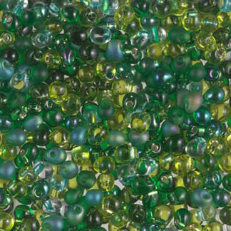 DP Mix 10 Evergreen 3.4mm Drop Bead 2g